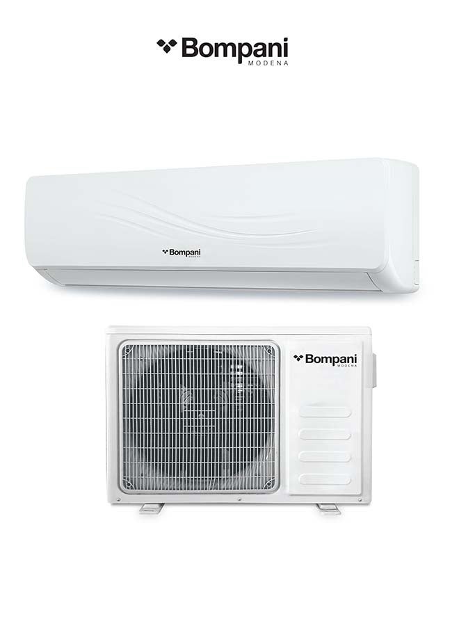 Bompani "BOMPANI Split Air Conditioner: High-Efficiency 2-Ton Cooling System with 24,000 BTU, T3 Climatic Support, Rotary Compressor, and 4-Way Airflow for Optimal Comfort"" - BSAC24CRN " 3100 W BSAC24CRN WHITE - Image 1