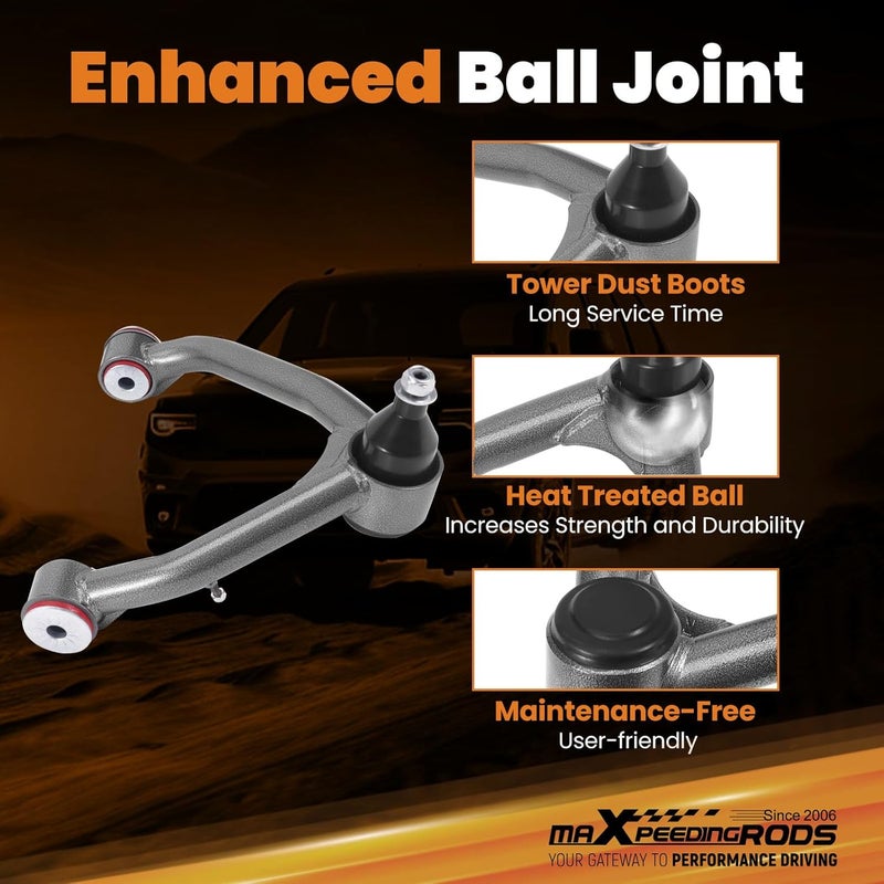 maXpeedingrods ذراع التحكم العلوي المرتفع من maXpeedingrods لشيفروليه وجي إم سي - Image 4