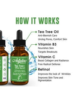 Tea Tree + Ultra Serum For Clear Skin & Blemish Care Blended With Tea Tree Oil Niacinamide Salicylic Acid & Retinol 1 Fl Oz - pzsku/Z3552C6DB55A49BDC3A75Z/45/_/1721908061/de4b31fc-4ec7-4e07-b6db-6a59844b5e95