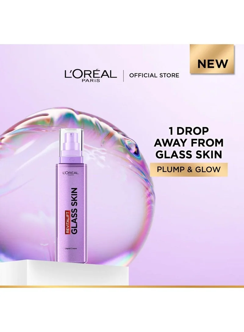 L'OREAL PARIS Revitalift Glass Skin Liquid Cream: 1 drop for 100H Glowing Hydration 50ml