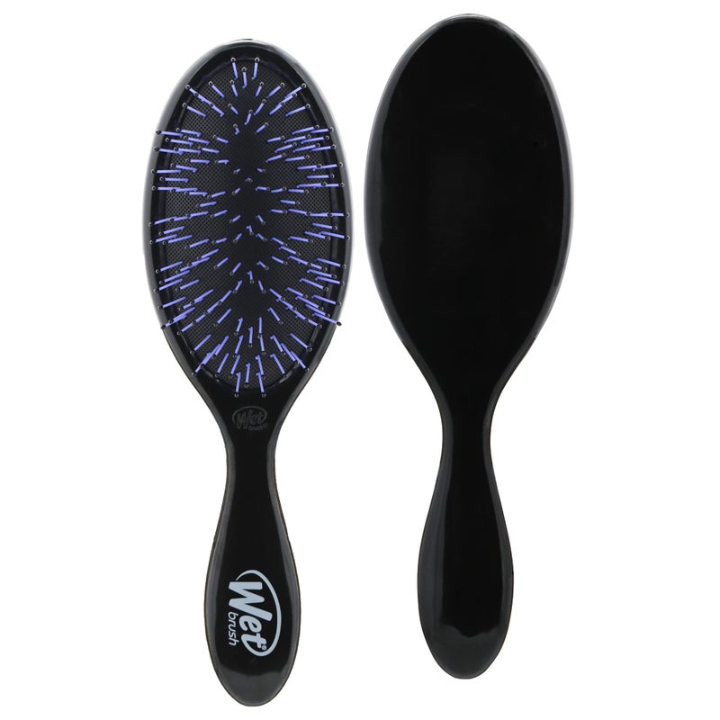 Wet Brush Thick Hair Detangling Brush Black  UltraSoft IntelliFlex Bristles Glide Through Tangles With Ease  PainFree Detangler for All Hair Types Wet  Dry Hair