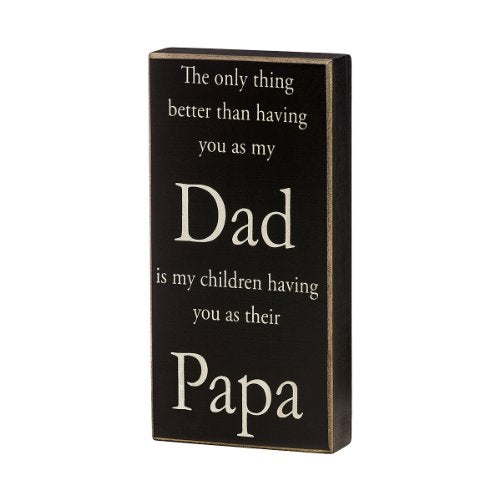 Collins "Their Papa Box Decorative Sign - Image 1