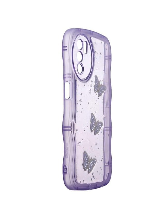 Shockproof Plastic Back Cover for Oppo A16 - Purple - Image 2