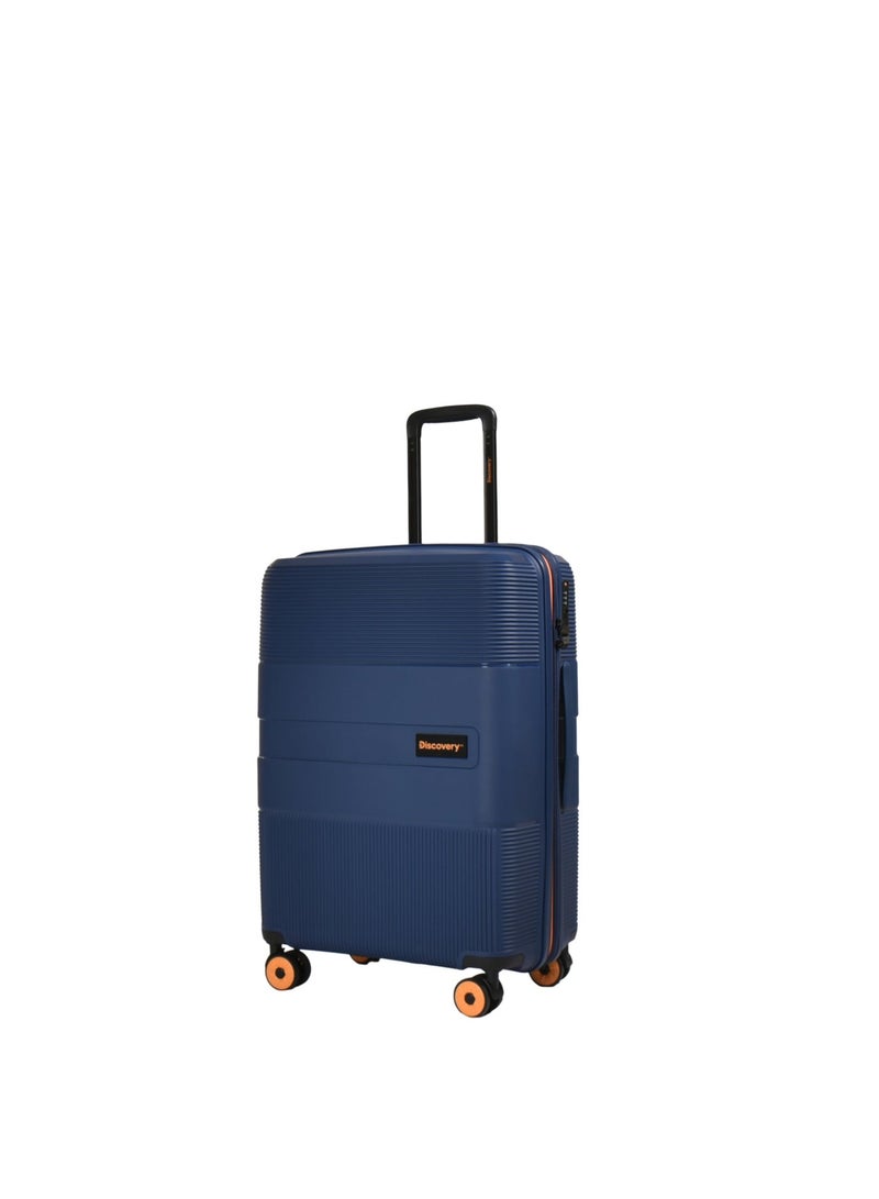 Discovery PP Trolley 3 Piece Luggage Set DL02H0.01-3P Expandable Hard Shell Suitcase Set with TSA Lock & 4 Double Spinner Wheels - Image 3