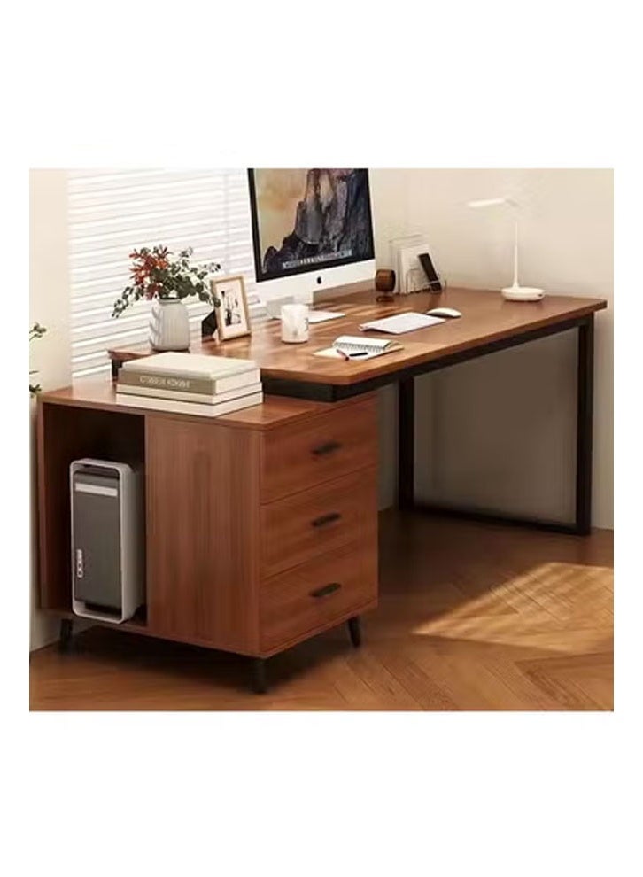 keke Computer and Multifunction Table Home Office Workstation 120 CM with 3 Drawers - Image 1