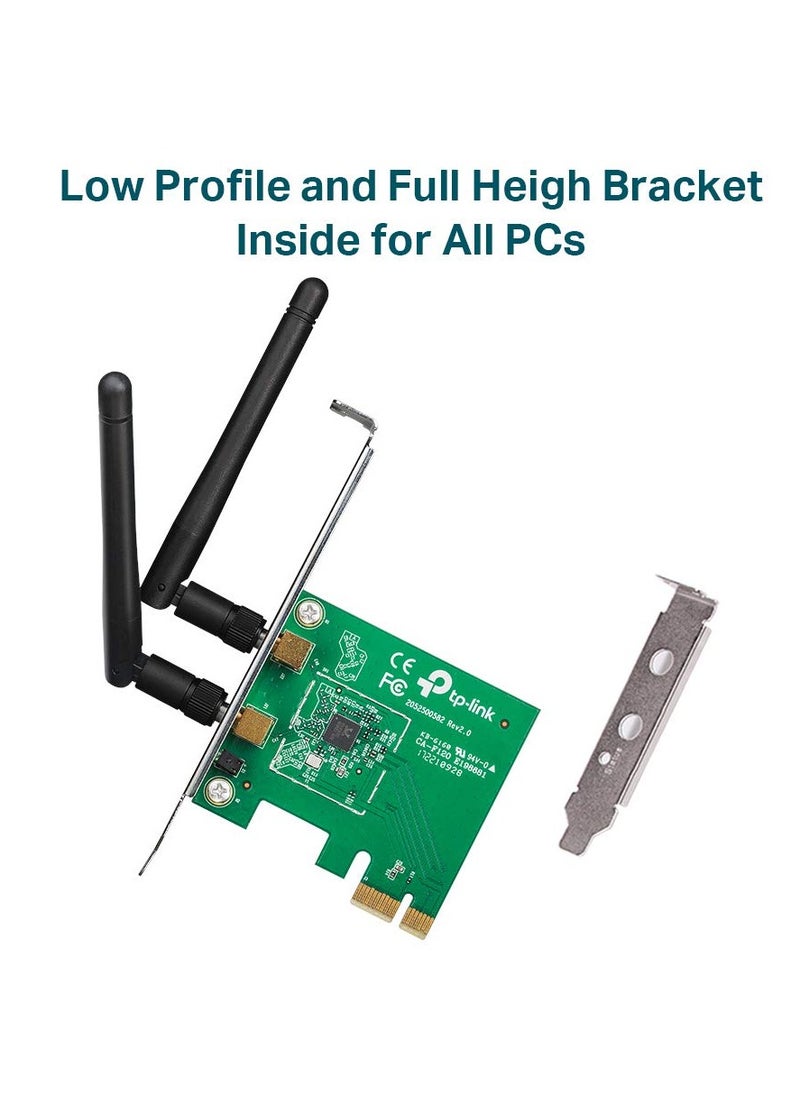Arabest - Wifi Card (tl-wn881nd), Wireless Network Adapter Card for Pc - Image 1