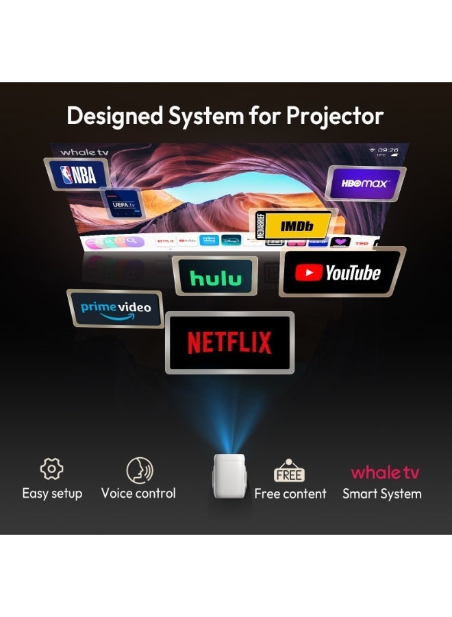 XGODY Netflix Official XGODY 500ANSI Projector  Android 13  Native 1080P FHD Auto Focus & Keystone Smart Android TV Home Cinema - Image 3