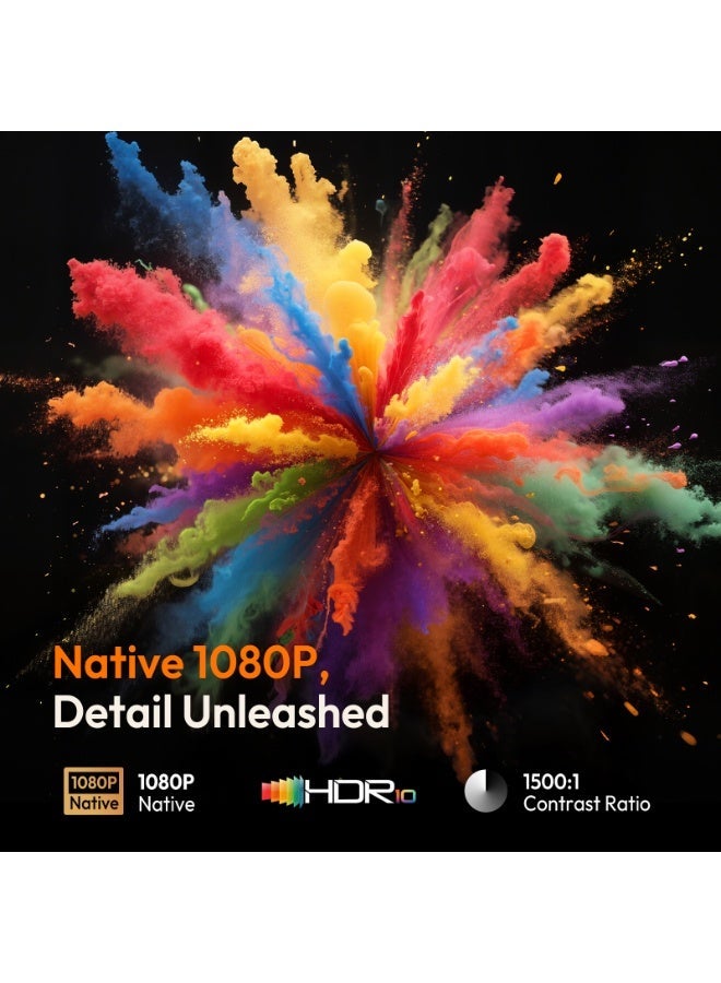 XGODY Netflix Official XGODY 500ANSI Projector  Android 13  Native 1080P FHD Auto Focus & Keystone Smart Android TV Home Cinema - Image 4