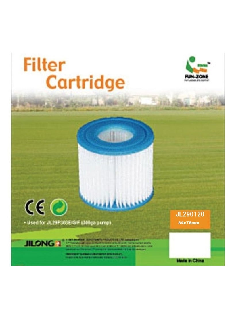 Jilong Pack Of 2 Pool Pump Filter Cartridge Cleaner Replacement 84mm X 78mm  - Image 2