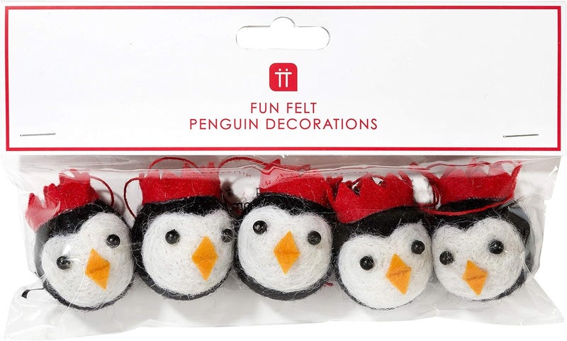 Penguin Parade Felt Hanging Decorations Light sturdy raw material