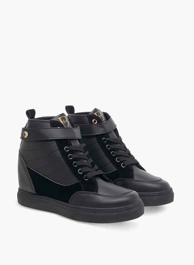 Flora Bella By Shoexpress Women's Pand Sneakers with Hook and Loop Closure  - Image 1