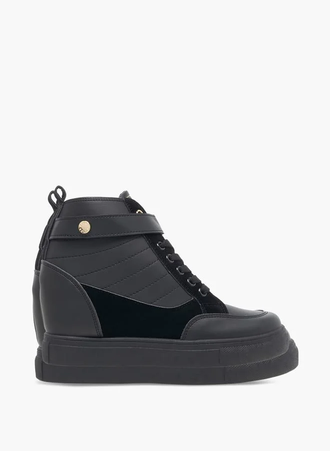 Flora Bella By Shoexpress Women's Pand Sneakers with Hook and Loop Closure