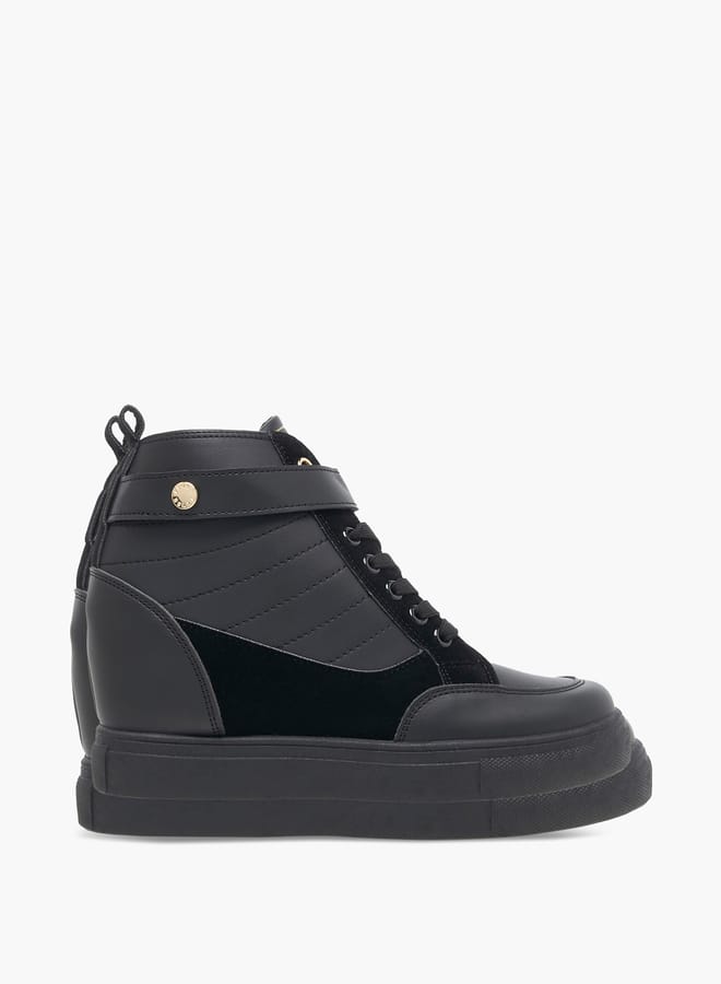 Flora Bella By Shoexpress Women's Pand Sneakers with Hook and Loop Closure  - Image 3