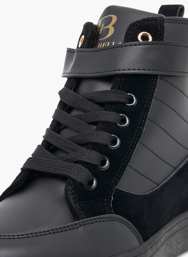 Flora Bella By Shoexpress Women's Pand Sneakers with Hook and Loop Closure  - Image 4