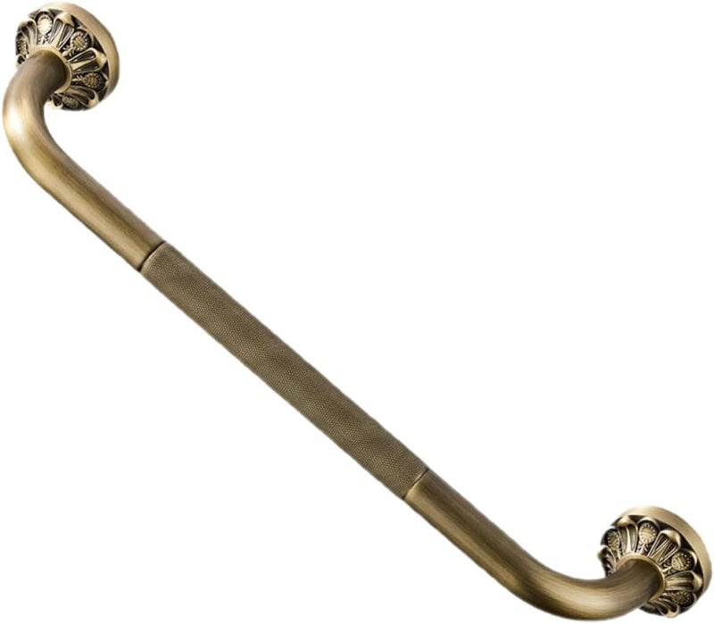 Bathroom Grab Bars Non-Slip Safety Handrail with Antique Base for Bathtub and Shower, Elderly Support Rail for Bathroom and Stair Assistance - Image 1
