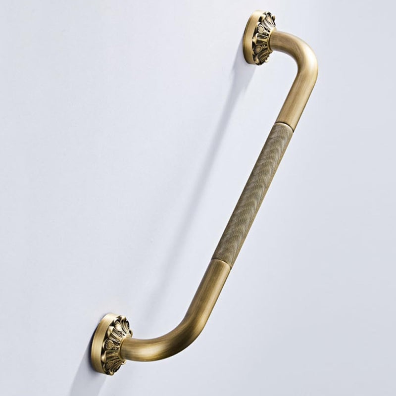 Bathroom Grab Bars Non-Slip Safety Handrail with Antique Base for Bathtub and Shower, Elderly Support Rail for Bathroom and Stair Assistance - Image 4
