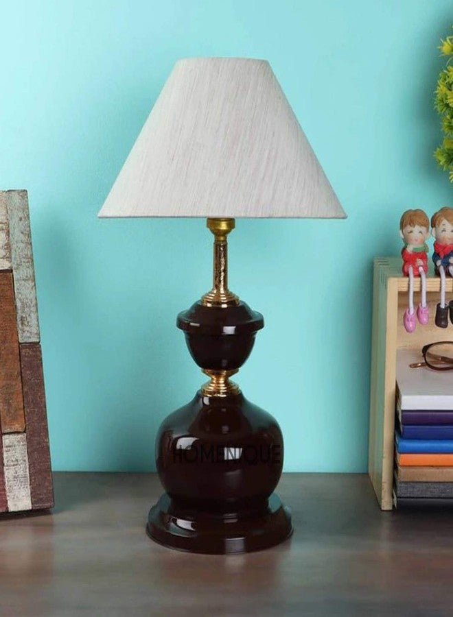 Homenique Traditional Rustic Farmhouse Table Lamps with Fabric Shade for Living Room Bedroom House Bedside Nightstand Home Office (Bulb not Included, Black) - Image 3
