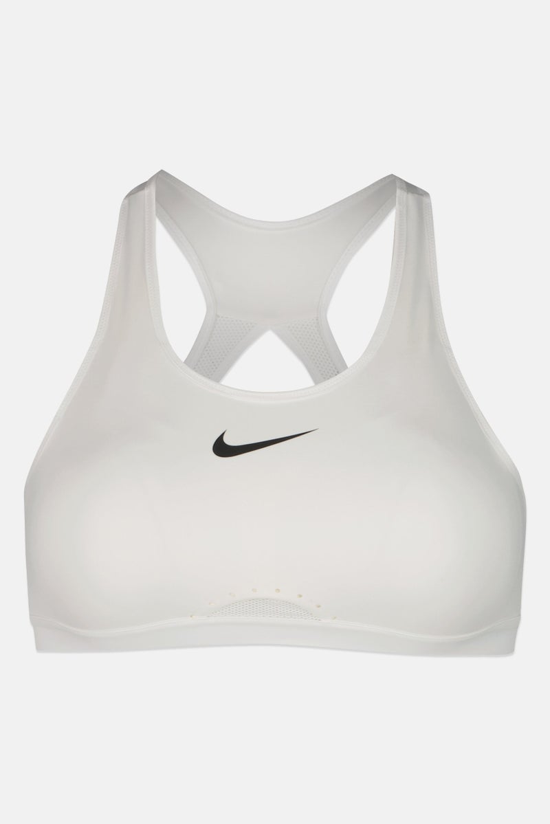 Nike Women Non Padded Sleeveless Training Sports Bra, White - Image 2