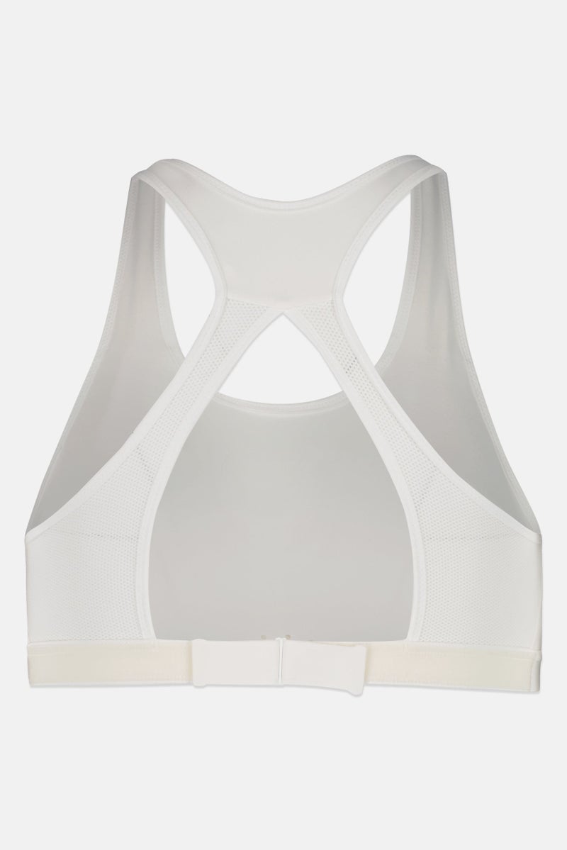 Nike Women Non Padded Sleeveless Training Sports Bra, White - Image 3