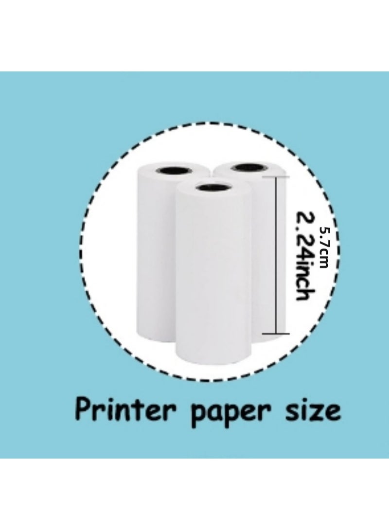 5-Pack Thermal Paper Rolls for Mini Printer - Image 2