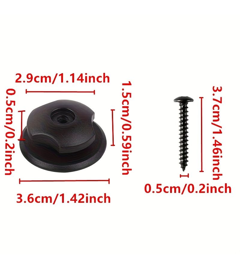 Black 4pcs Luggage Net Trunk Hooks With 3 Installation Methods Practical Car Modification Tools - Image 2