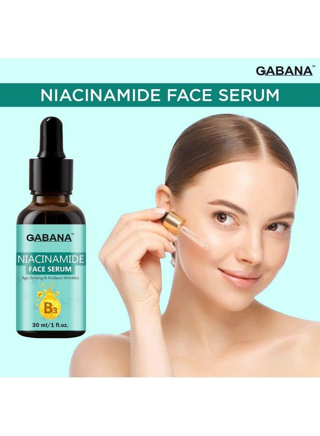 GABANA Niacinamide Face Serum and Nail Strong and Repair serum and Foot Repair Oil for Men and Women (Combo of 3, Each 30 ml)|SERUM for Glowing Skin Serum for Acne & Dark Spots Serum for Damaged Nails - Image 2