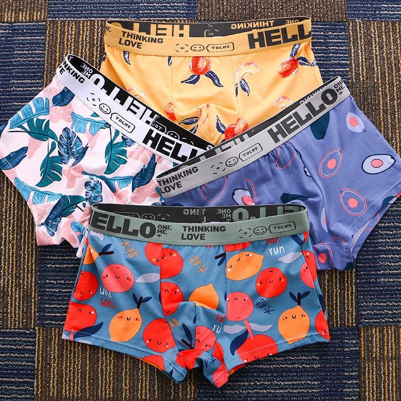 Firecracker Printed Boxer Men'S Underwear Men'S Underwear Mid-Waist Boxer Briefs Boxer Briefs National Trend Sports One-Piece Drop Shipping - Image 5