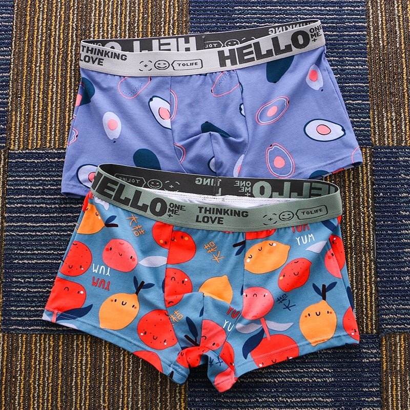 Firecracker Printed Boxer Men'S Underwear Men'S Underwear Mid-Waist Boxer Briefs Boxer Briefs National Trend Sports One-Piece Drop Shipping - Image 3