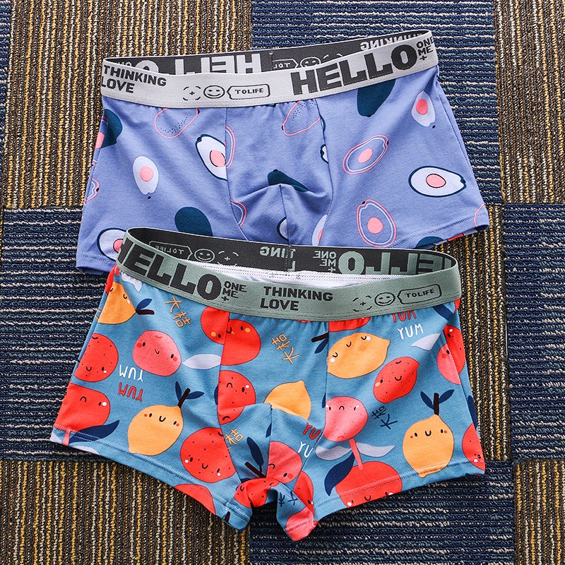 Firecracker Printed Boxer Men'S Underwear Men'S Underwear Mid-Waist Boxer Briefs Boxer Briefs National Trend Sports One-Piece Drop Shipping - Image 1