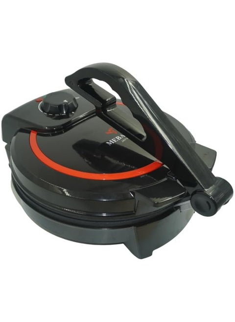 MEBASHI Electric Non-Stick Dosa/Roti Maker – 1600W Multi-Function Crepe, Omelette, and Dosa Maker with Plastic Press Handle (ME-RM101P)