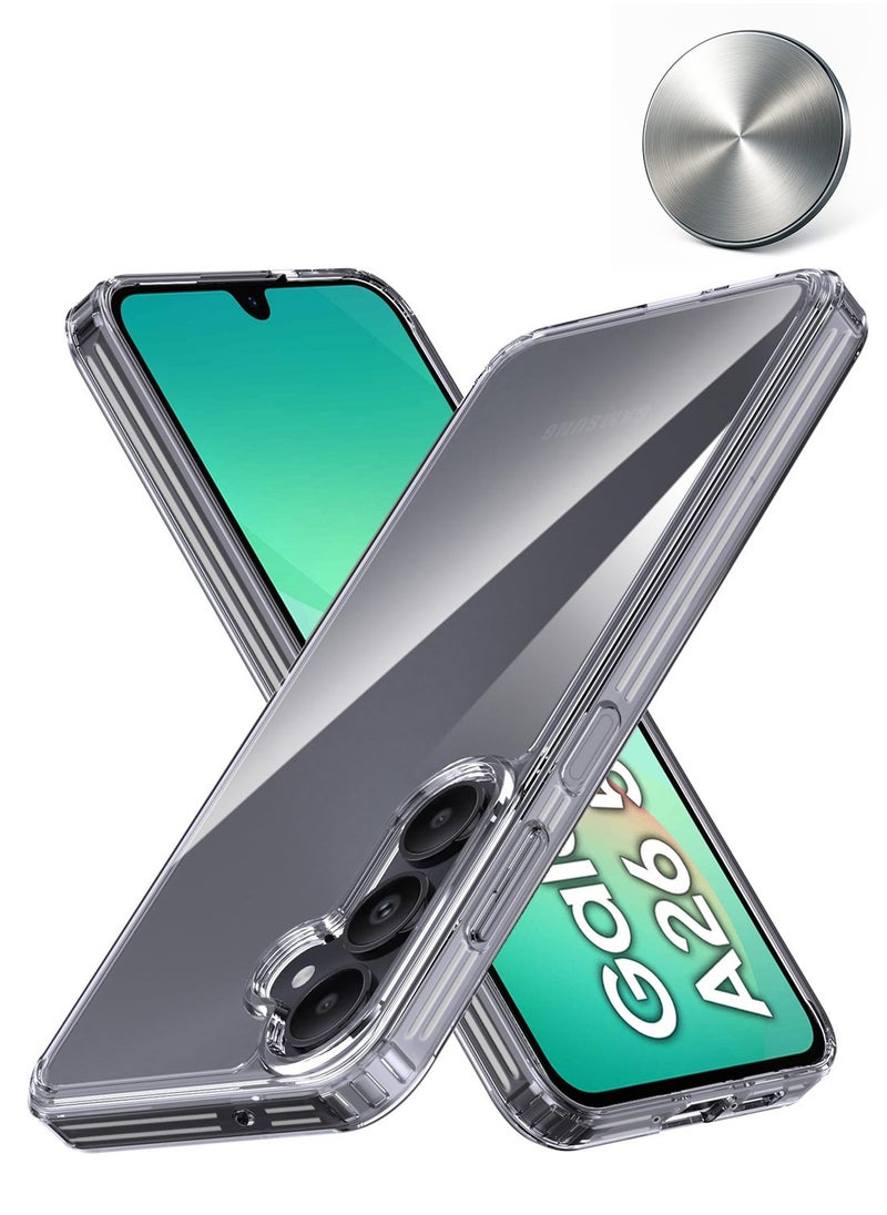 CHAPPELINE Samsung Galaxy A26 5G 2025 AIRBAG CASE Series Premium Transparent Airbag Shockproof Anti-Yellowing with Free Iron Plate Case Cover - Clear  - Image 1