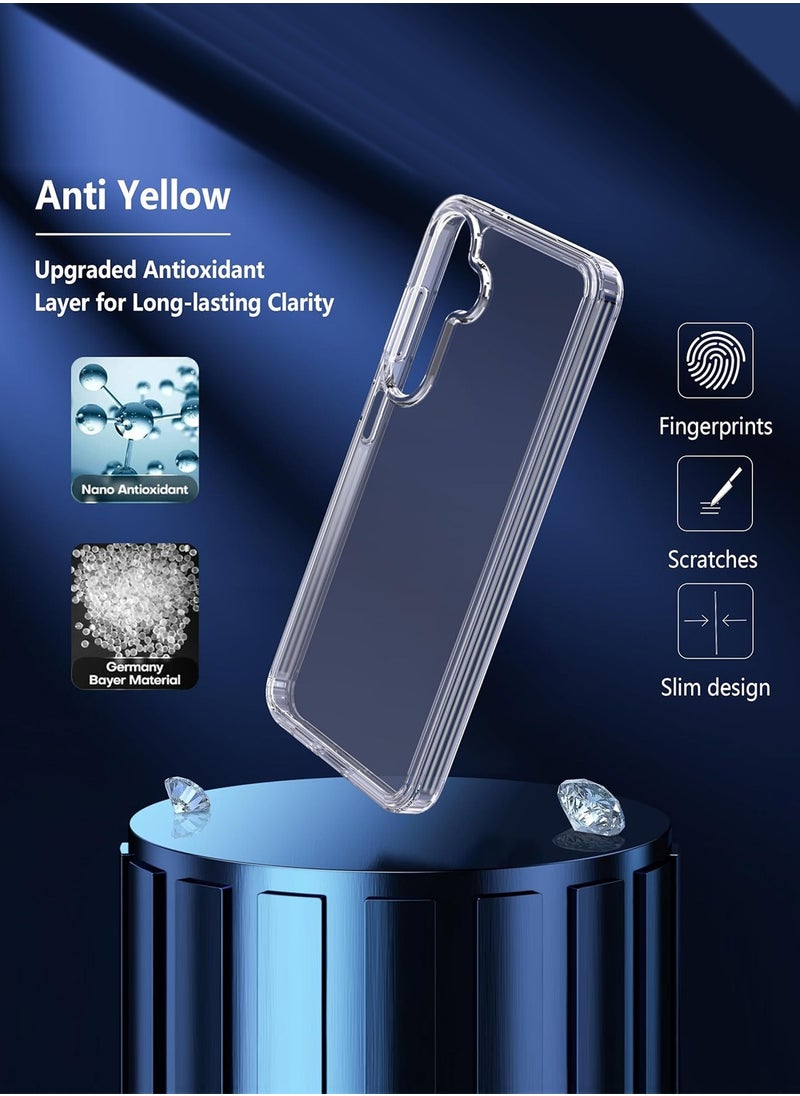 CHAPPELINE - Samsung Galaxy A26 5G 2025 AIRBAG CASE Series Premium Transparent Airbag Shockproof Anti-Yellowing with Iron Plate Case Cover - Clear - Image 1