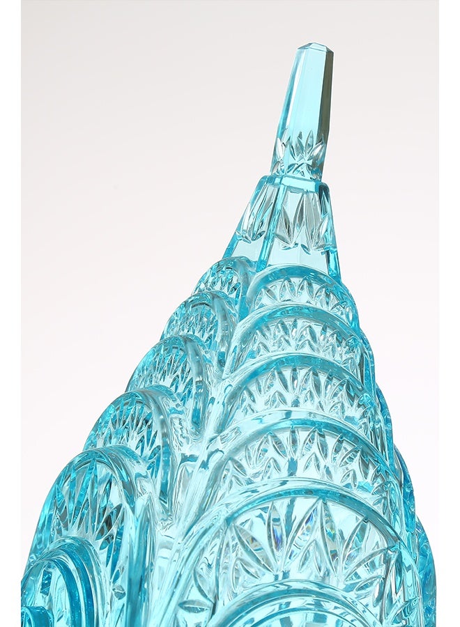 Cordless LED table lamp, blue acrylic bedside lamp,3 color tone rechargeable desk lamp suitable for bedroom bar coffee shop decoration  - Image 3