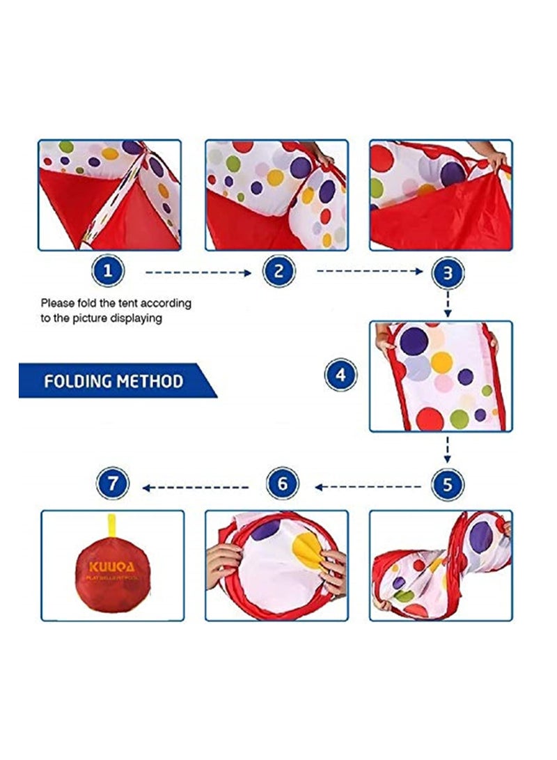 Children's Tent Kids Ocean Ball Pit Pool Game Play Tent Foldable Indoor Outdoor Kids Play House Hut Pool Children Toy Tent - Image 3