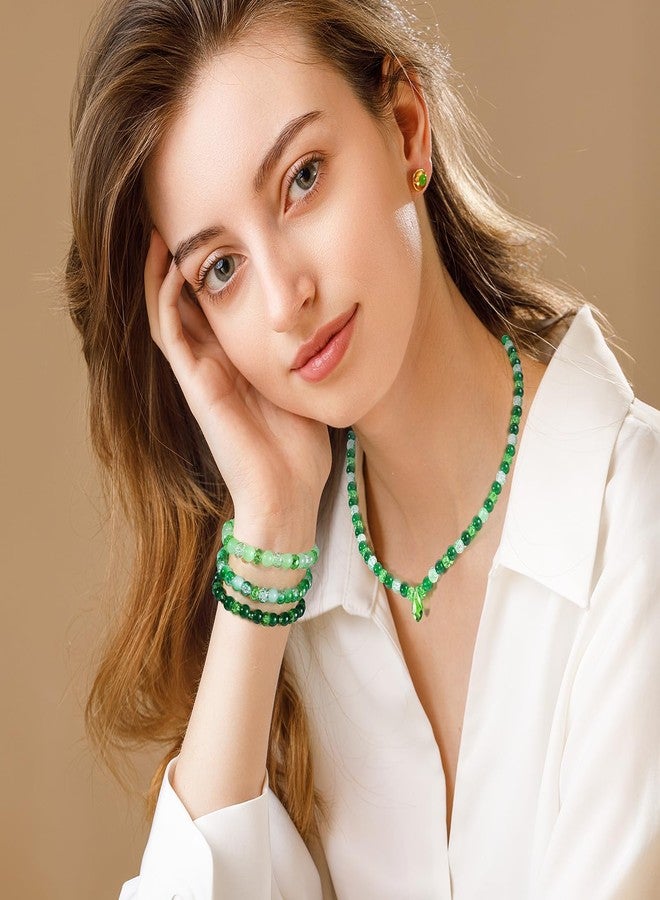 Funtopia Green Glass Beads - Image 3