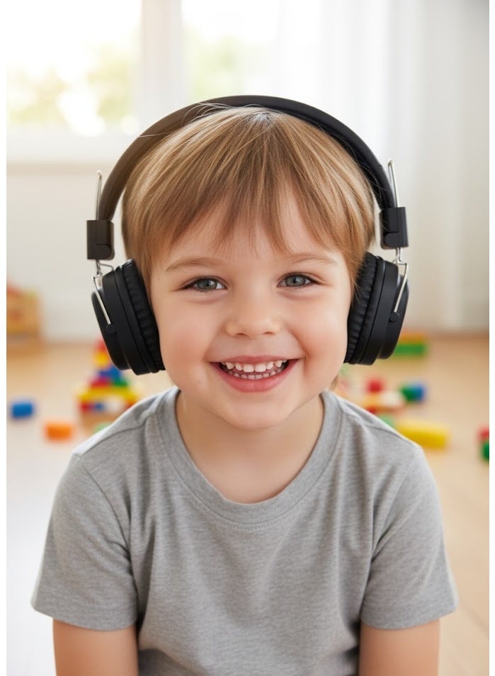 Labubu shaped RGB AH-816G Wireless Headphones: Ergonomic design, noise isolation, high-quality sound, and up to 15 hours of playtime – Black - Image 4