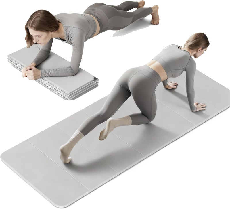 NIUB Foldable Fitness Yoga Mat - Extra Thick Non-Slip TPE - 75x26 Inches - Portable for Yoga, Pilates & Home Workouts - Image 1