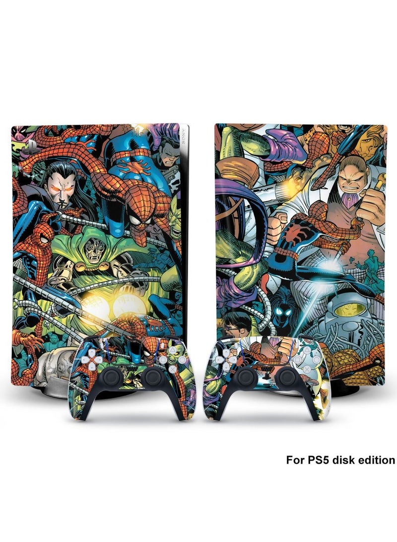 NIBEMINENT Suitable for PS5 Optical Drive Version Game Console Protector Sticker  - Image 1