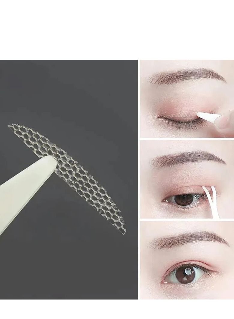120 قطعة من شريط الجفن، ملصقات جفن مزدوجة من الدانتيل غير المرئي قابلة للتنفس للعين الكبيرة والبشرة الطبيعية والجفون الأحادية أداة تزيين العين - Image 3