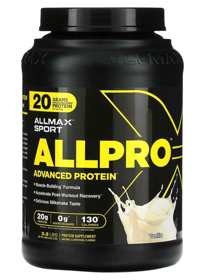 Allmax Sport ALLPRO™ Advanced Protein Vanilla 3.2 lb (1453 g)