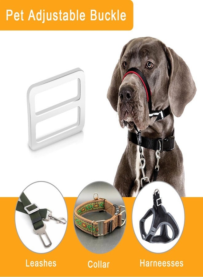 CooBigo 24Pcs 1" Adjustable Buckles Metal Slider Buckles Tri-Glide Slide Strap Adjuster for Shoulder Bag Handbag Dog Collar Backpack Hardware Making - Image 4