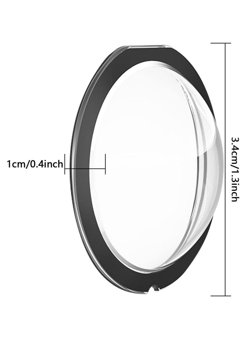 Anmi - 2Pcs Lens Cover for Insta360 X3, Camera Lens Protector Kit, Sticky Lens Guards Protection for Camera, Waterproof Transparent Lens Protector for 360x3, Camera Protection Accessories - Image 1