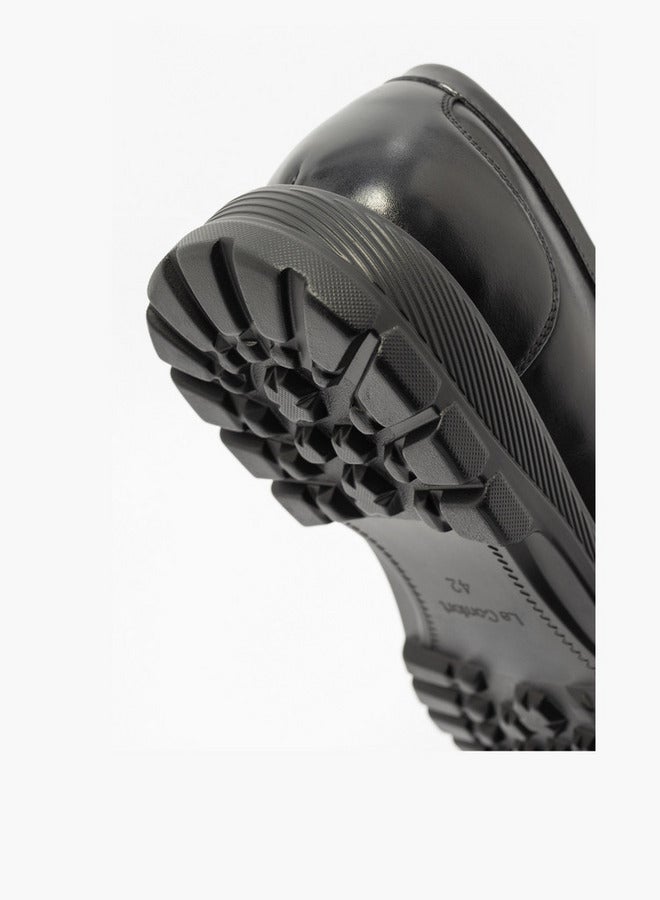 Le Confort Solid Metal Accent Loafers  - Image 5