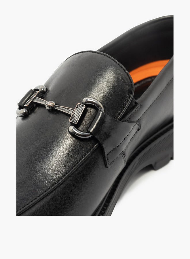 Le Confort Solid Metal Accent Loafers  - Image 4