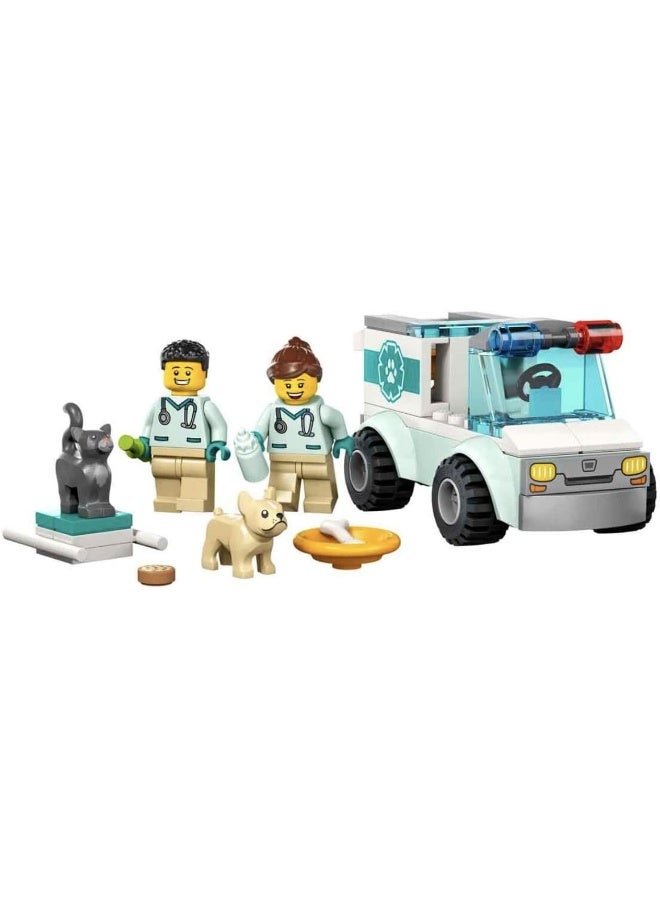 LEGO City Vet Van Rescue 60382 Building Toy Set (58 Pieces) - Image 2