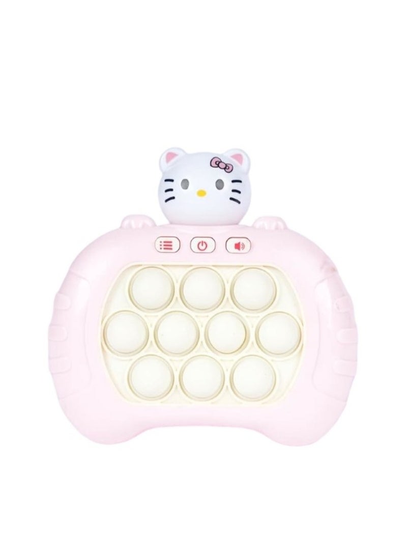 Huitich Hello Kitty Pop Sensory Fidget Toy A Stress Reliever for Kids and Adults White/Pink - Image 2