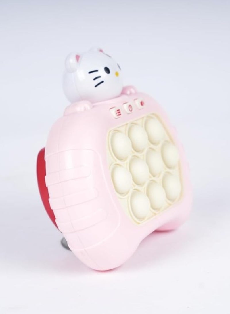 Huitich Hello Kitty Pop Sensory Fidget Toy A Stress Reliever for Kids and Adults White/Pink - Image 3