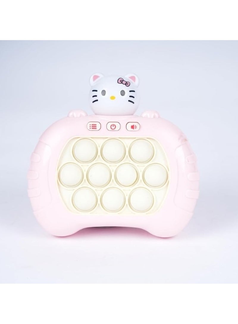 Huitich Hello Kitty Pop Sensory Fidget Toy A Stress Reliever for Kids and Adults White/Pink - Image 4