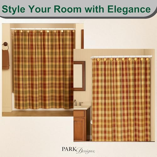 Park Designs "Saffron" Country Shower Curtain 72"x72" - Image 5