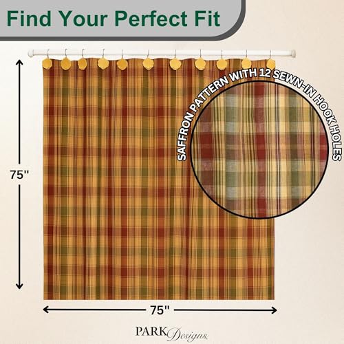 Park Designs "Saffron" Country Shower Curtain 72"x72" - Image 3